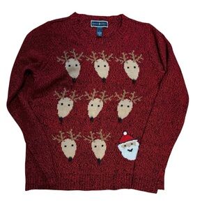 Kirkland Signature Red Crewneck Sweater